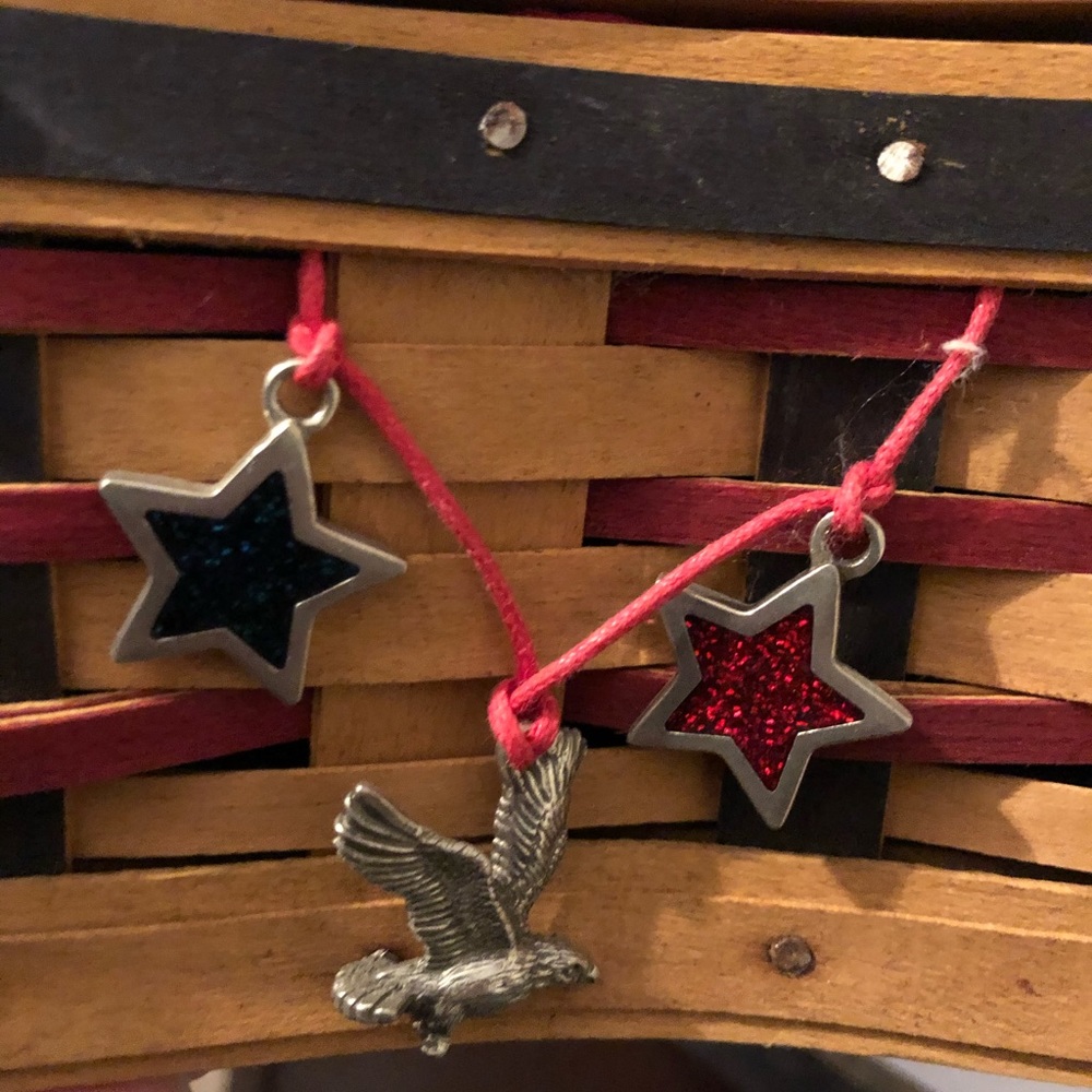 Longaberger star Americana basket set